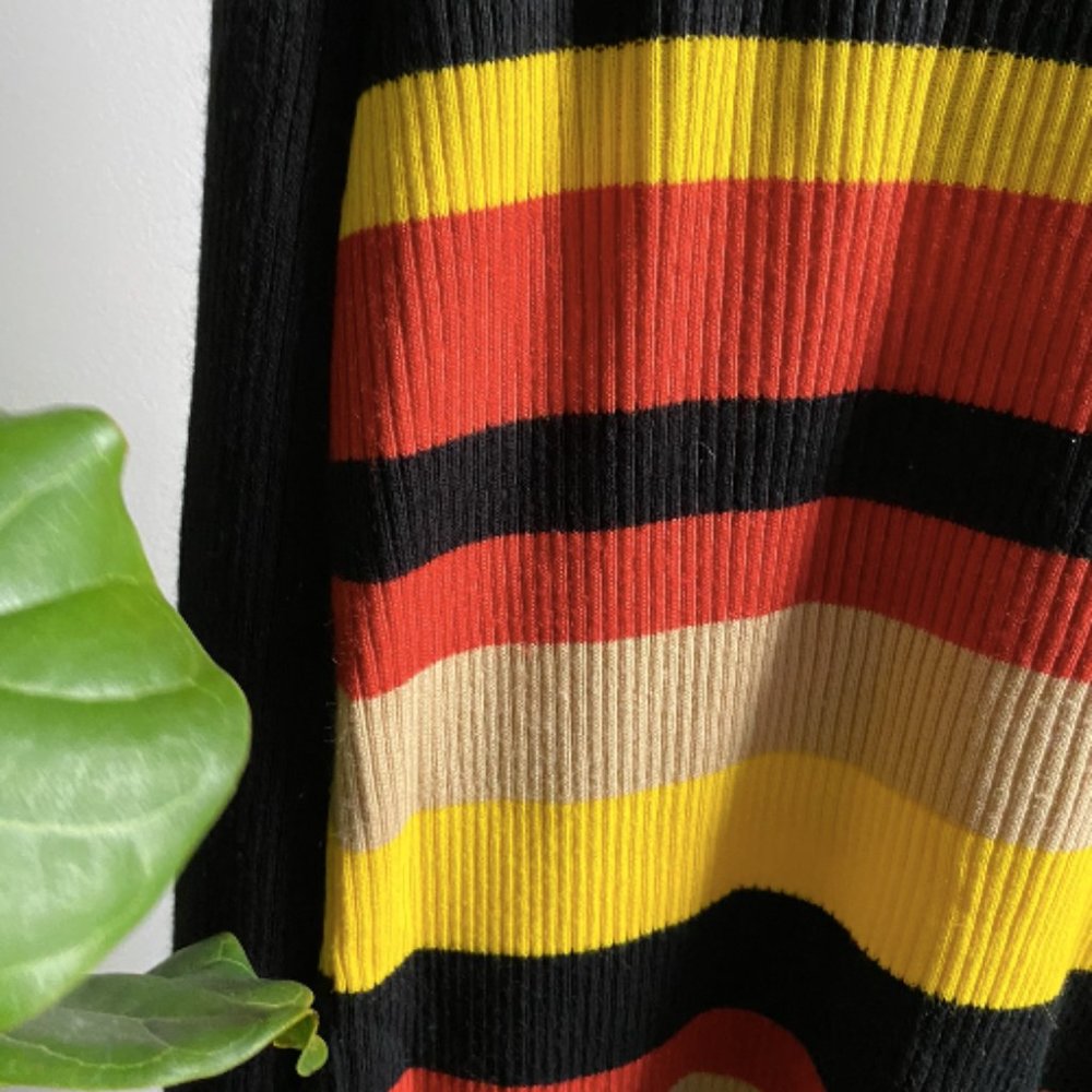 Black Orange Yellow Beige Turtle Neck perfect for Fall
